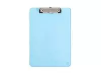 Een Klembord MAUL A4 staand transparant PS neon blauw koop je bij EconOffice