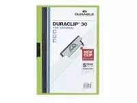 Een Klemmap Durable Duraclip A4 3mm 30 vellen groen koop je bij EconOffice
