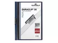 Een Klemmap Durable Duraclip A4 3mm 30 vellen nachtblauw koop je bij EconOffice