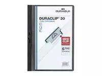 Een Klemmap Durable Duraclip A4 3mm 30 vellen zwart koop je bij EconOffice
