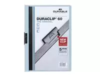 Een Klemmap Durable Duraclip A4 6mm 60 vellen blauw koop je bij EconOffice