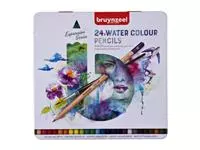 Een Kleurpotloden Bruynzeel aquarel Expression blik à 24 stuks assorti koop je bij L&amp;N Partners voor Partners B.V.