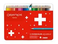 Een Kleurpotloden Caran d&#39;Ache Swisscolor aquarel 30stuks ass. koop je bij EconOffice