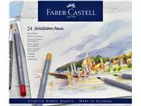 Een Kleurpotloden Faber-Castell Goldfaber aquarel assorti blik à 24 stuks koop je bij Van Leeuwen Boeken- en kantoorartikelen