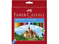 Een Kleurpotloden Faber-Castell assorti set à 24 stuks koop je bij Van Leeuwen Boeken- en kantoorartikelen