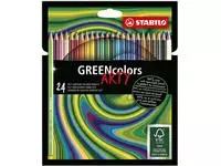 Een Kleurpotloden STABILO 6019 GREENcolors Arty assorti etui à 24 stuks koop je bij KantoorProfi België BV
