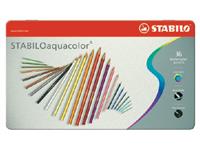 Een Kleurpotloden STABILO 1636 aquacolor assorti blik à 36 stuks koop je bij EconOffice