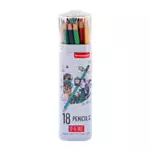 Een Crayon de couleur Bruynzeel Basic 18 pièces koop je bij Van Hoye Kantoor BV