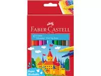 Een Kleurstift Faber-Castell assorti set à 12 stuks koop je bij Van Leeuwen Boeken- en kantoorartikelen