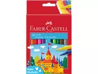 Een Kleurstift Faber-Castell assorti etui à 24 stuks koop je bij Van Leeuwen Boeken- en kantoorartikelen