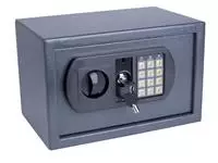 Een Kluis Pavo elektronisch 310x220x200mm donkergrijs koop je bij KantoorProfi België BV