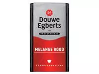 Een Koffie Douwe Egberts snelfiltermaling Melange Rood 250gr koop je bij Van Leeuwen Boeken- en kantoorartikelen
