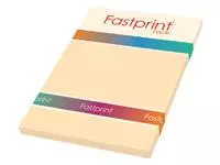 Een Kopieerpapier Fastprint A4 120gr creme 100vel koop je bij Van Leeuwen Boeken- en kantoorartikelen