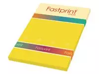 Een Kopieerpapier Fastprint A4 120gr diepgeel 100vel koop je bij Van Leeuwen Boeken- en kantoorartikelen
