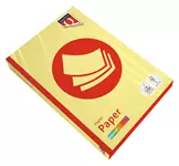 Een Kopieerpapier Quantore Colour A4 120gr geel 250vel koop je bij EconOffice