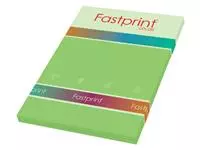 Een Kopieerpapier Fastprint A4 120gr helgroen 100vel koop je bij Van Leeuwen Boeken- en kantoorartikelen