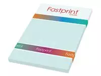 Een Kopieerpapier Fastprint A4 120gr lichtblauw 100vel koop je bij Van Leeuwen Boeken- en kantoorartikelen