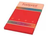 Kopieerpapier Quantore Colour A4 80gr felrood 100vel