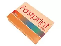 Een Kopieerpapier Fastprint A4 80gr oranje 500vel koop je bij Van Leeuwen Boeken- en kantoorartikelen