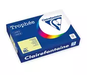 Kopieerpapier Trophée A4 80gr citroengeel 500 vel