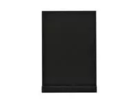 Een Krijtbord Europel tafelmodel A4 staand zwart koop je bij EconOffice