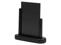 Een Krijtbord Securit 17x16x5cm zwart hout koop je bij Van Leeuwen Boeken- en kantoorartikelen