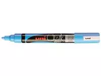 Krijtstift Uni-ball chalk rond 1.8-2.5mm lichtblauw