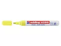 Een Krijtstift edding 4095 rond 2-3mm neon geel koop je bij Totaal Kantoor Goeree