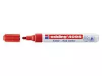Een Krijtstift edding 4095 rond 2-3mm rood koop je bij Totaal Kantoor Goeree