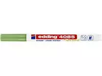 Krijtstift edding 4085 by Securit rond 1-2mm metallic groen