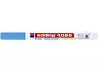 Een Krijtstift edding 4085 by Securit rond 1-2mm lichtblauw koop je bij Kantoorvakhandel van der Heijde