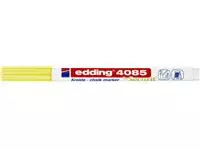 Krijtstift edding 4085 by Securit rond 1-2mm neon geel