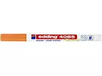 Krijtstift edding 4085 by Securit rond 1-2mm neon oranje