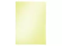 Een L-map Leitz Premium copy safe 0.15mm PVC A4 geel koop je bij Goedkope Kantoorbenodigdheden