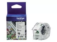 Een Etiket Brother CZ-1001 9mmX5m kleur opdruk koop je bij EconOffice