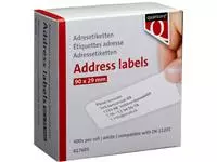 Een Labeletiket Quantore DK-11201 29x90mm adres wit koop je bij EconOffice