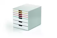 Een Ladenbox Durable Varicolor 7 laden mix kleur koop je bij KantoorProfi België BV