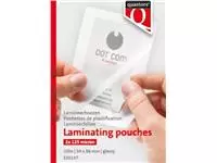 Een Lamineerhoes Quantore creditcard 54x86mm 2x125micron 100stuks koop je bij EconOffice