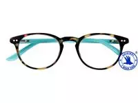 Leesbril I Need You +1.00 dpt Dokter New bruin-turquoise