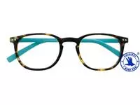 Een Leesbril I Need You +2.50 dpt Junior Selection bruin-turquoise koop je bij Van Hoye Kantoor BV
