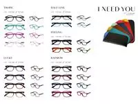Een Leesbril I Need You Tropic/Lucky/Half-line/Feeling/Rainbow assorti doos à 80 brillen en hoesjes koop je bij Unimark Office B.V.