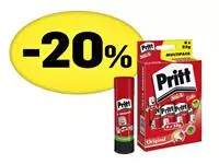 Een Lijmstift Pritt PK212 22gr promopack koop je bij Van Leeuwen Boeken- en kantoorartikelen