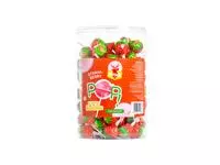 Een Lolly Hirsch super bubble strawberry 100x17 gram koop je bij Kantoorvakhandel van der Heijde