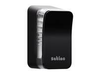 Een Luchtverfrisserdispenser Satino AR1 Hyginity Eco zwart 333441 koop je bij Alles voor uw kantoor