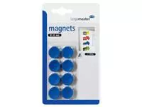 Een Magneet Legamaster 20mm 250gr blauw 8stuks koop je bij EconOffice