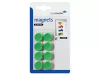 Een Magneet Legamaster 20mm 250gr groen 8stuks koop je bij EconOffice