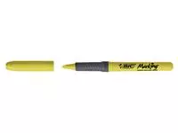 Een Markeerstift Bic brite liner grip geel koop je bij EconOffice