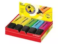 Een Markeerstift STABILO BOSS Original 70/10 assorti 4 kleuren doos à 10 stuks koop je bij Goedkope Kantoorbenodigdheden