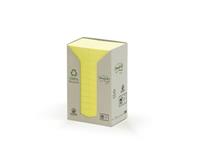 Een Memoblok 3M Post-it 653 38x51mm recycled geel koop je bij Van Leeuwen Boeken- en kantoorartikelen