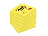Een Memoblok 3M Post-it 654 76x76mm neon geel koop je bij Van Leeuwen Boeken- en kantoorartikelen